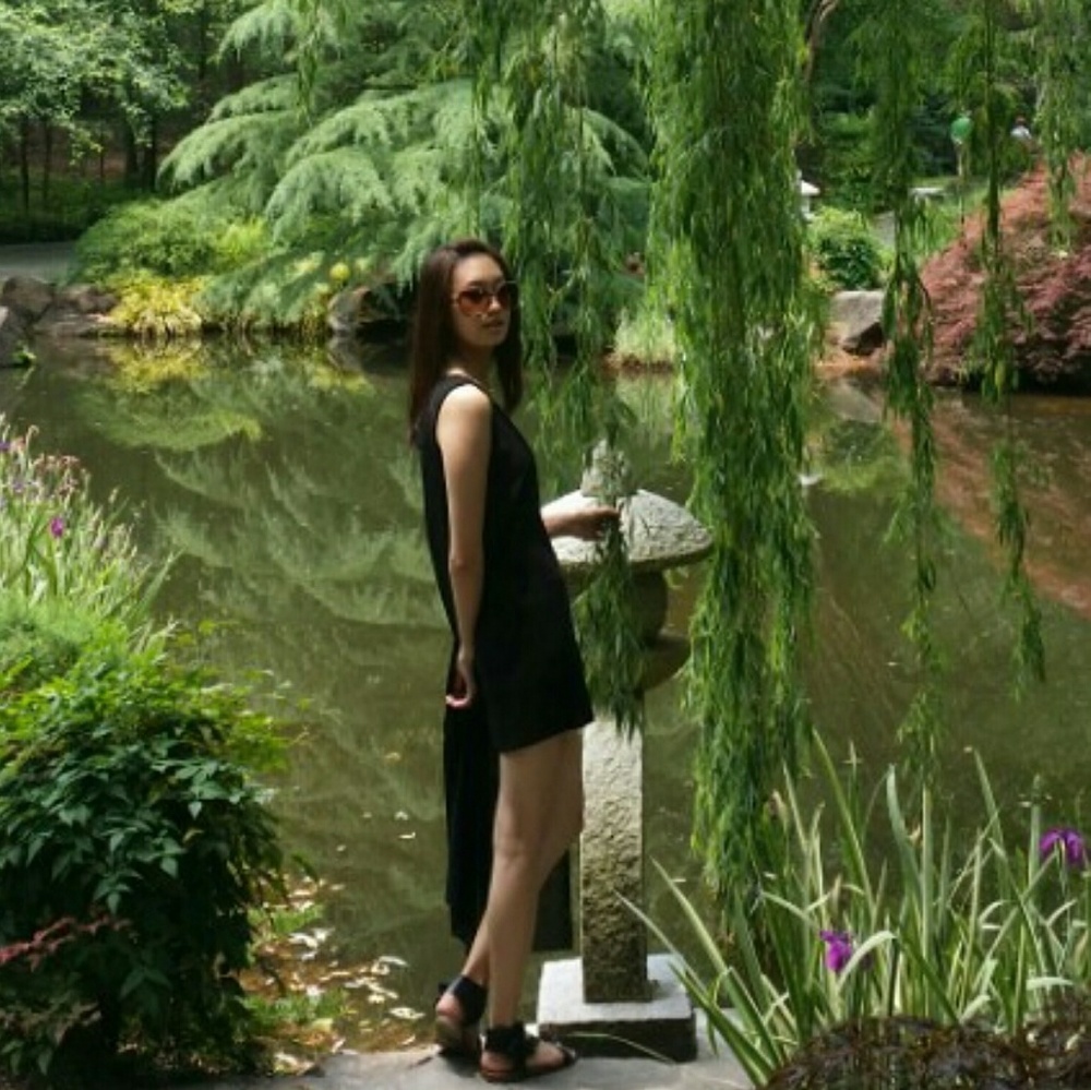 SOLD Short cape dress